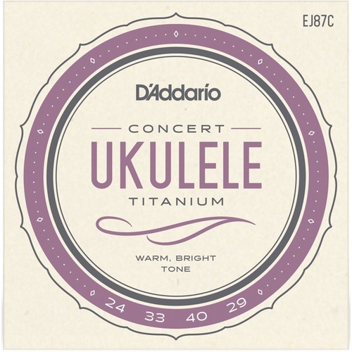 Daddario Titanium Ukulele Strings [Size: Concert]